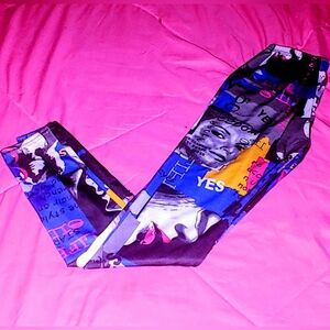 Graphic print leggings os